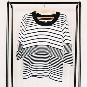 Black & White Striped top